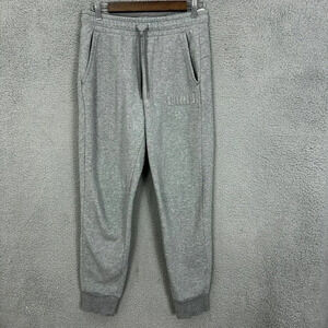 Puma pants mens small gray‎ embroidered logo sweatpants joggers gym outdoors